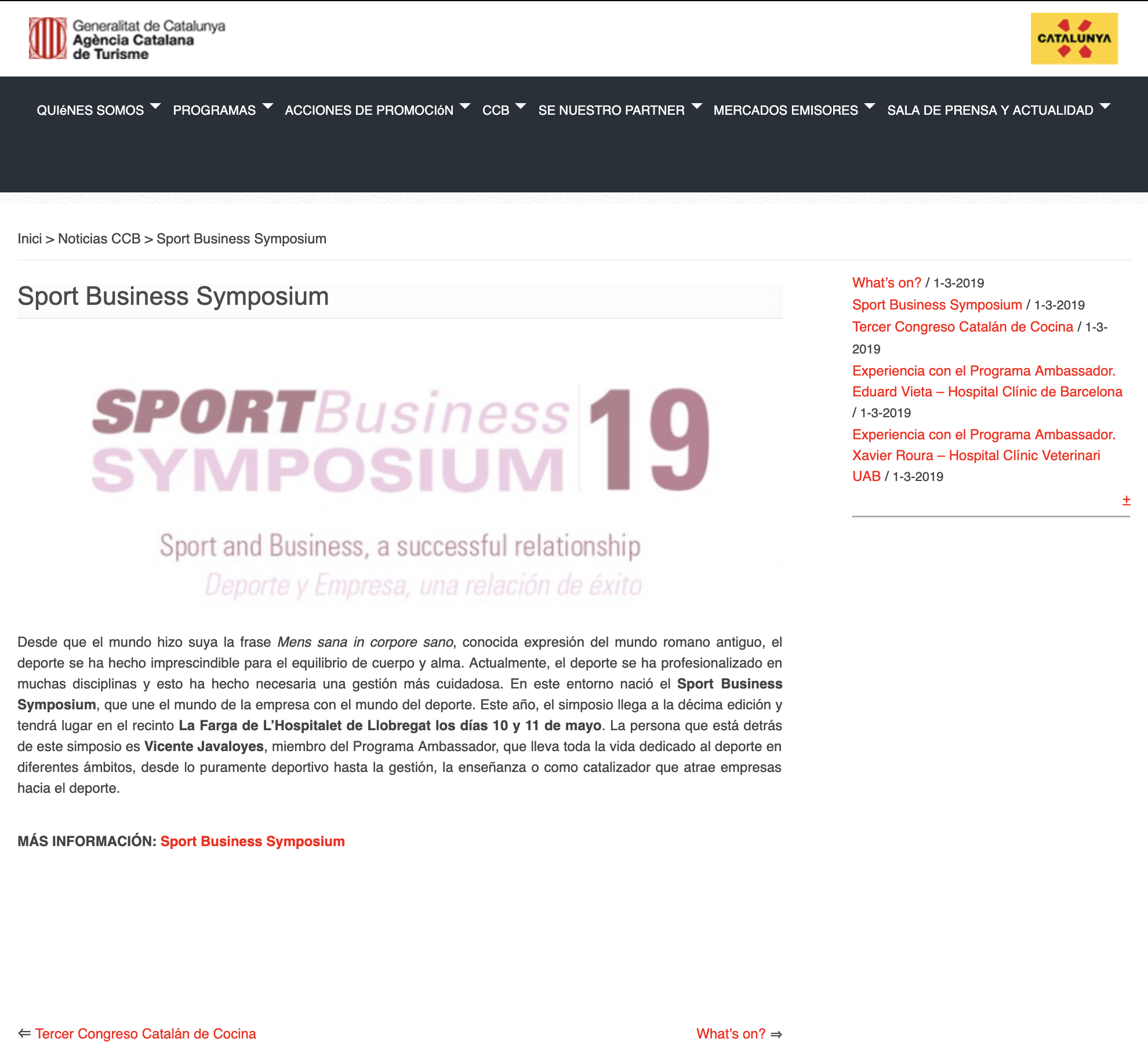 Sport Business Symposium 2019